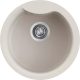 ELLECI - Gránit mosogatótálca Ego ROUND G39 Bianco soft