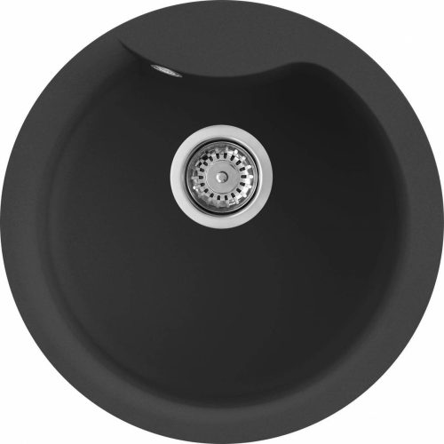 ELLECI - Gránit mosogatótálca Ego ROUND G40 Nero