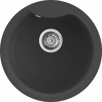 ELLECI - Gránit mosogatótálca Ego ROUND G59 Antracite