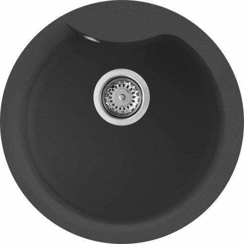 ELLECI - Gránit mosogatótálca Ego ROUND G59 Antracite