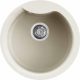 ELLECI - Gránit mosogatótálca Ego ROUND G62 Bianco Antico