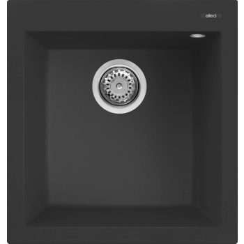 ELLECI - Gránit mosogatótálca Quadra 102 G40 Nero