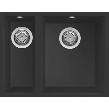   ELLECI - Mosogatótálca Quadra 150 G40 nero munkalap alá szerelhető
