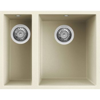   ELLECI - Mosogatótálca Quadra 150 G62 bianco antico munkalap alá szerelhető