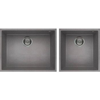   ELLECI - Gránit mosogatótálca Quadra 210 G48 munkalap alá szerelhető - Kifutó termék!