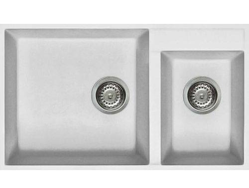 ELLECI - Mosogatótálca Quadra 440 G68 bianco munkalap alá szerelhető