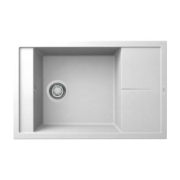 ELLECI - Gránit mosogatótálca Unico 305 G68 Bianco