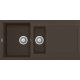 ELLECI - Gránit mosogatótálca Easy 475 G78 Espresso