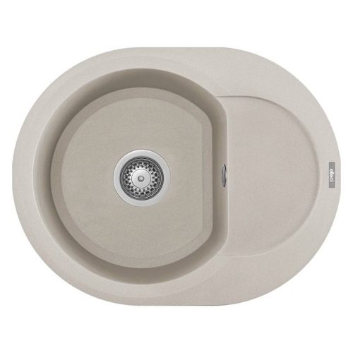 ELLECI - Gránit mosogatótálca Easy ROUND 600 G39 Bianco soft