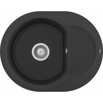 ELLECI - Gránit mosogatótálca Easy ROUND 600 G40 Nero
