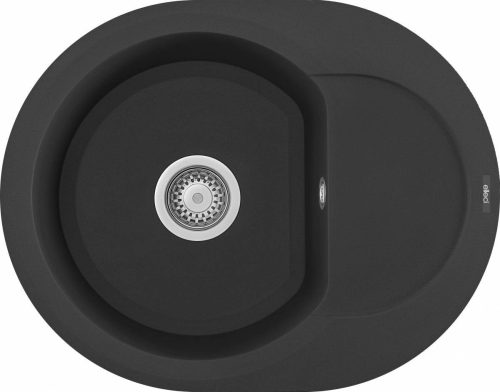 ELLECI - Gránit mosogatótálca Easy ROUND 600 G40 Nero