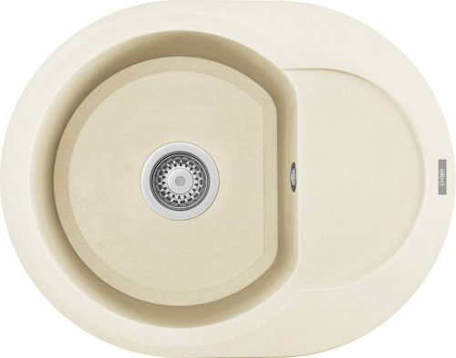 ELLECI - Gránit mosogatótálca Easy ROUND 600 G62 Bianco Antico