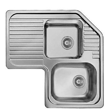   ELLECI - Mosogatótálca Sky CORNER DX inox medence jobb oldalt