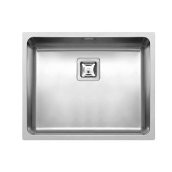   ELLECI - Mosogatótálca W-Square 500 inox munkalapra, munkalap alá és szintbe is szerelhető