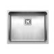 ELLECI - Mosogatótálca W-Square 500 inox munkalapra, munkalap alá és szintbe is szerelhető