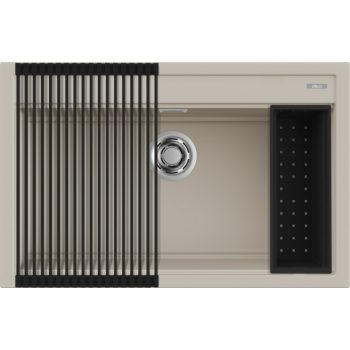   ELLECI - Mosogatótálca Best 130 Workstation Szett K95 Champagne