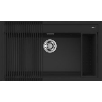   ELLECI - Mosogatótálca Best 360 Workstation Szett K86 Black - Kifutó termék!