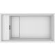 ELLECI - Mosogatótálca Dialogo 360 Workstation Keratek K96 White inox tartozékokkal