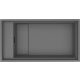 ELLECI - Mosogatótálca Dialogo 360 Workstation Keratek K99 Dark Grey arany tartozékokkal