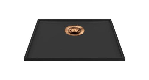 ELLECI- Mosogatótálca Essenza 50 46,2x38,2 Keratek 1 m. K86 Black bronz tartozékokkal