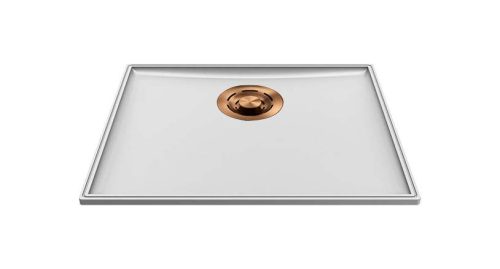 ELLECI- Mosogatótálca Essenza 50 46,2x38,2 Keratek 1 m. K96 White bronz tartozékokkal