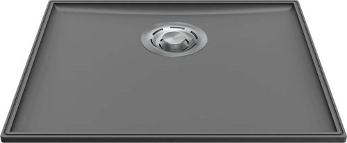 ELLECI- Mosogatótálca Essenza 50 46,2x38,2 Keratek K99 Dark Grey inox tartozékokkal