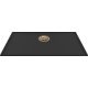 ELLECI - Mosogatótálca Essenza 70 68,2x38,2 Keratek 1 m. K86 Black arany tartozékkal
