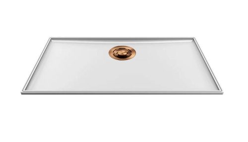 ELLECI- Mosogatótálca Essenza 70 68,2x38,2 Keratek 1 m. K96 White bronz tartozékkal