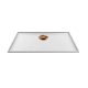 ELLECI - Mosogatótálca Essenza 70 68,2x38,2 Keratek 1 m. K96 White bronz tartozékkal