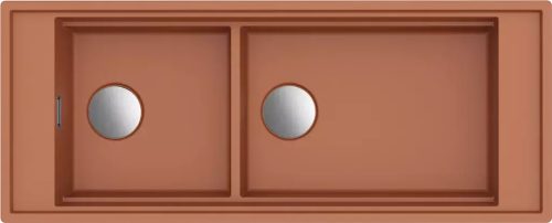 ELLECI- Mosogatótálca Mixology 590 1140x392 Keratek K83 Clay inox tartozékokkal
