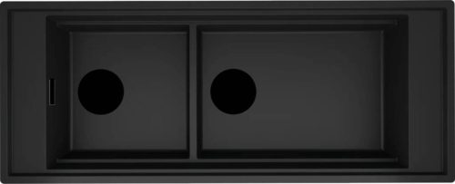 ELLECI- Mosogatótálca Mixology 590 1140x392 Keratek K99 Black fekete tartozékokkal
