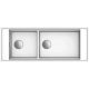 ELLECI- Mosogatótálca Mixology 590 1140x392 Keratek K96 White inox tartozékokkal
