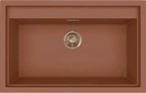 ELLECI- Mosogatótálca Sintesi 130 Keratek K83 Cavern Clay bronz tartozékokkal