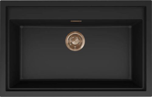 ELLECI- Mosogatótálca Sintesi 130 Keratek K86 Black bronz tartozékokkal