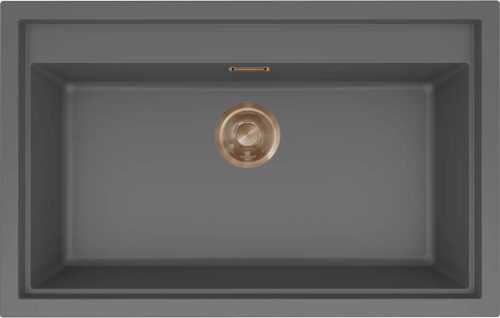 ELLECI- Mosogatótálca Sintesi 130 Keratek K99 Dark Grey bronz tartozékokkal