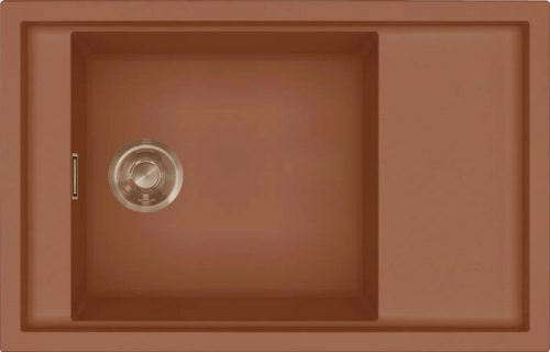 ELLECI- Mosogatótálca Sintesi 305 Keratek K83 Clay bronz tartozékokkal