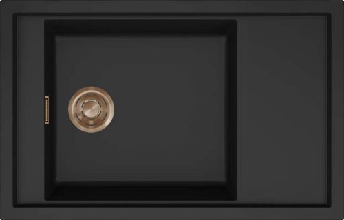 ELLECI- Mosogatótálca Sintesi 305 Keratek K86 Black bronz tartozékokkal