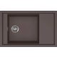 ELLECI- Mosogatótálca Sintesi 305 Keratek K87 Cocoa inox tartozékokkal