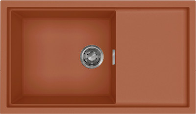 ELLECI - Mosogatótálca Sintesi 410 K83 Cavern Clay inox tartozékokkal