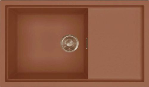 ELLECI- Mosogatótálca Sintesi 410 Keratek K83 Cavern Clay bronz tartozékokkal