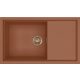 ELLECI- Mosogatótálca Sintesi 410 Keratek K83 Cavern Clay bronz tartozékokkal