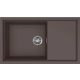 ELLECI- Mosogatótálca Sintesi 410 Keratek K87 Cocoa inox tartozékokkal