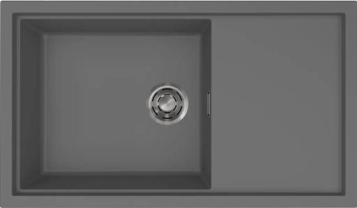 ELLECI- Mosogatótálca Sintesi 410 Keratek K99 Dark Grey inox tartozékokkal