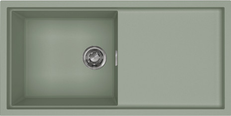 ELLECI - Mosogatótálca Sintesi 480 K82 Sage Green inox tartozékokkal