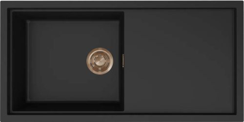 ELLECI- Mosogatótálca Sintesi 480 Keratek K86 Black bronz tartozékokkal