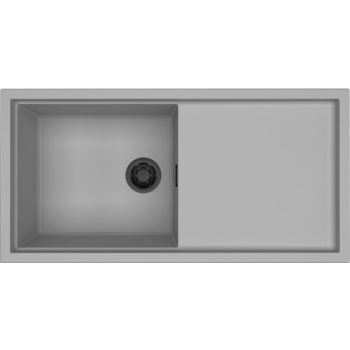   ELLECI - Mosogatótálca Sintesi 480 K97 Light Grey fekete tartozékokkal - Kifutó termék!
