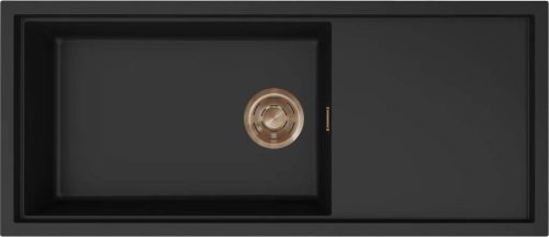 ELLECI- Mosogatótálca Sintesi 510 Keratek K86 Black bronz tartozékokkal