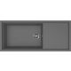 ELLECI- Mosogatótálca Sintesi 510 Keratek K99 Dark Grey inox tartozékokkal