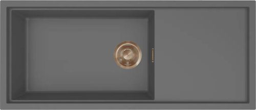 ELLECI- Mosogatótálca Sintesi 510 Keratek K99 Dark Grey bronz tartozékokkal
