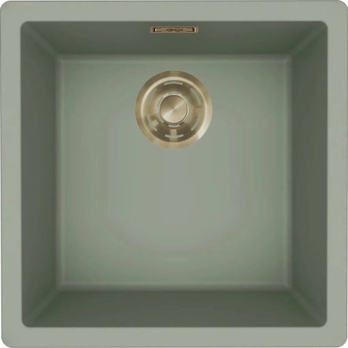 ELLECI- Mosogatótálca Zen 102 Keratek K82 Sage Green arany tartozékokkal